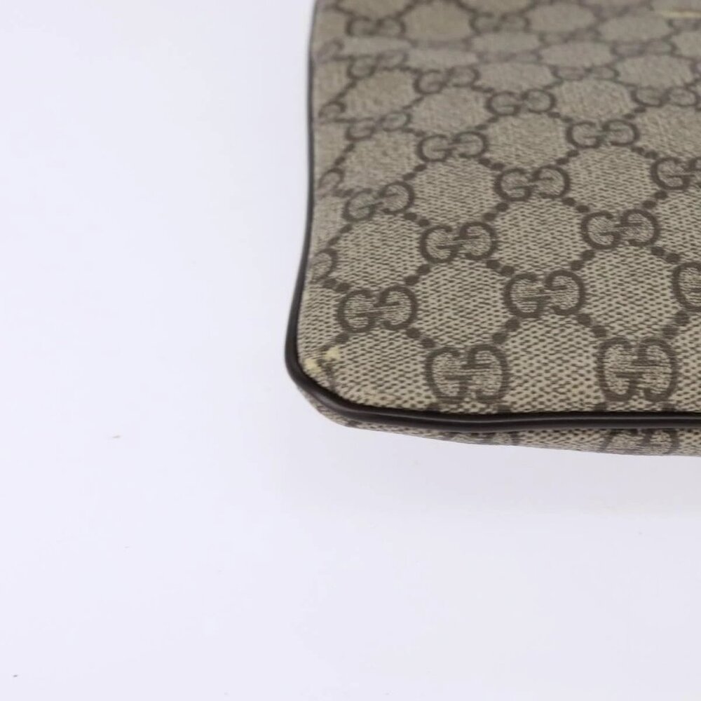 GUCCI GG Supreme Shoulder Bag PVC Beige Gold 201538 Auth BA5706 - Picture 4 of 16